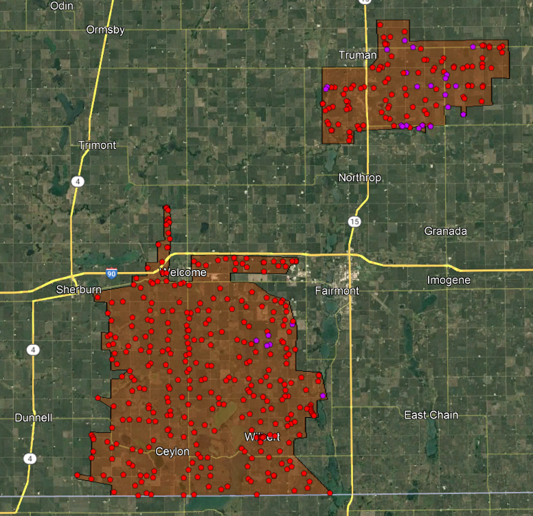 Border-to-Border Round 10 grant areas