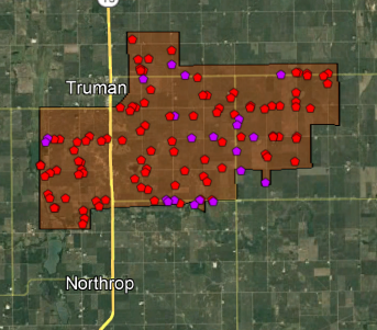 B2B Truman fiber area