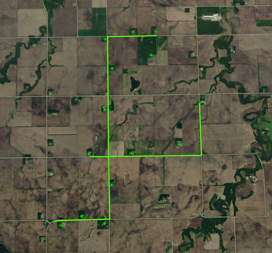 Lamberton area fiber distribution