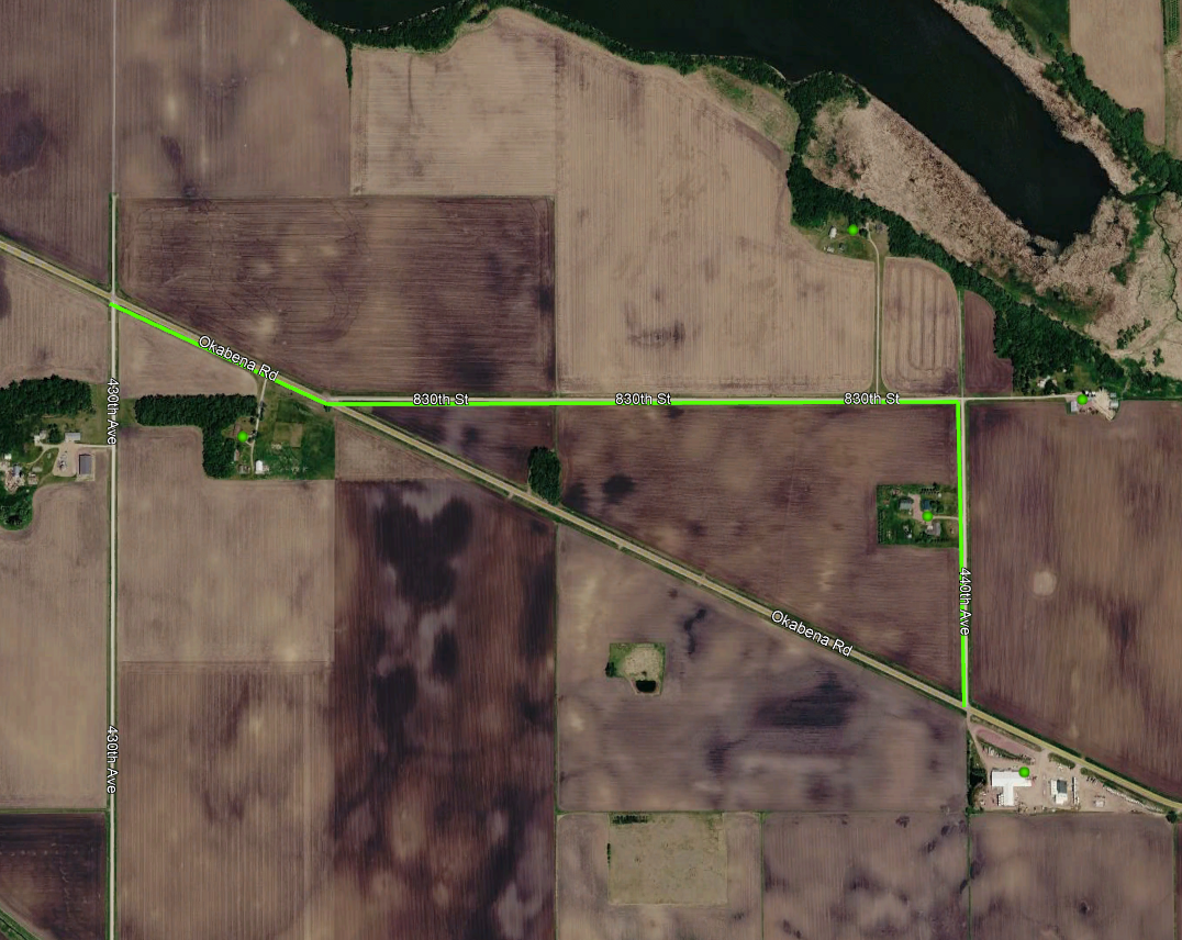 Lakefield Line Extension 4 fiber distribution area