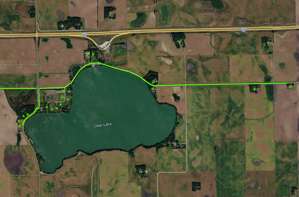 Clear Lake Line Extension 4 fiber distribution