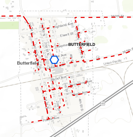 City of Butterfield Fiber distribution